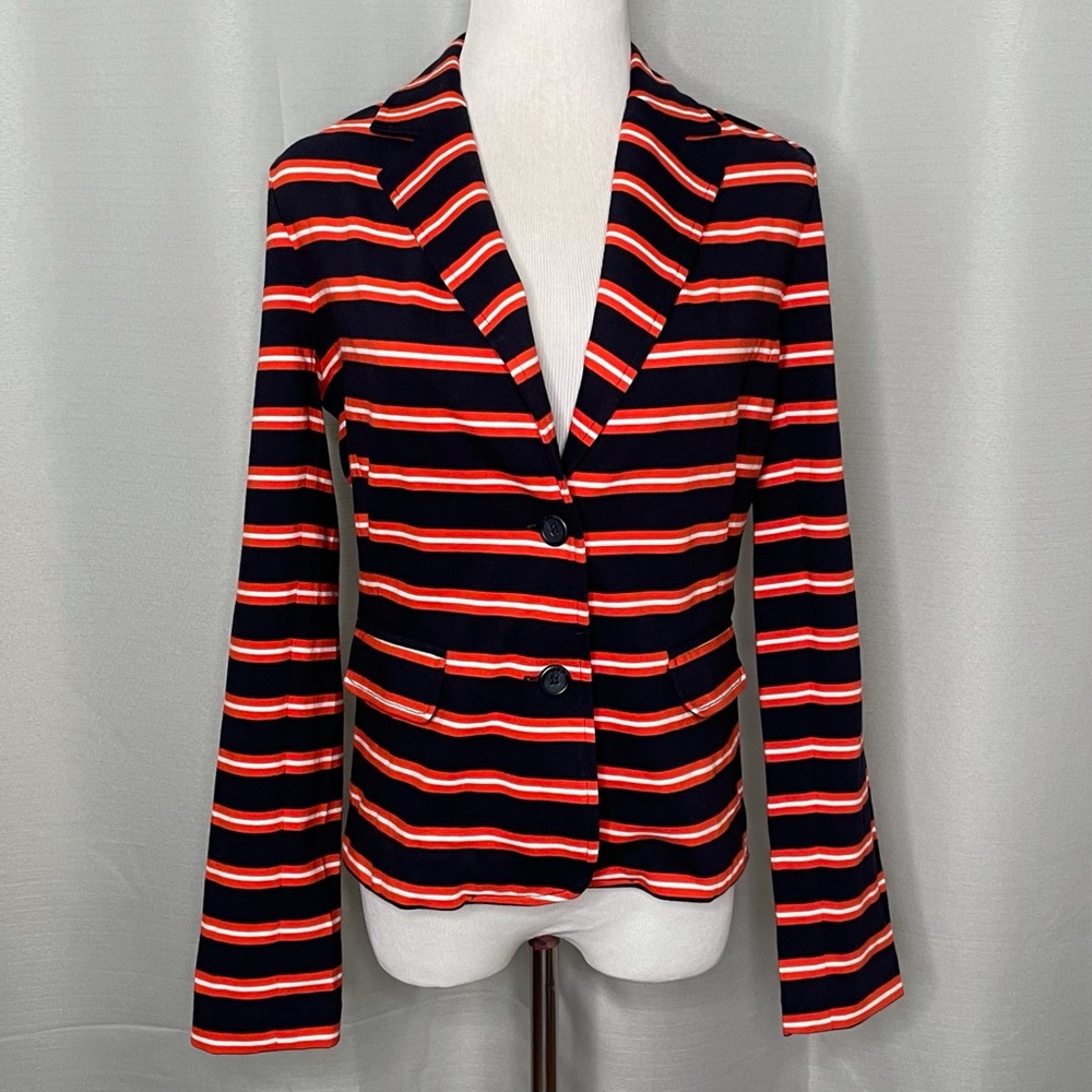 J. Crew nautical stripe blazer - Picture 2 of 7